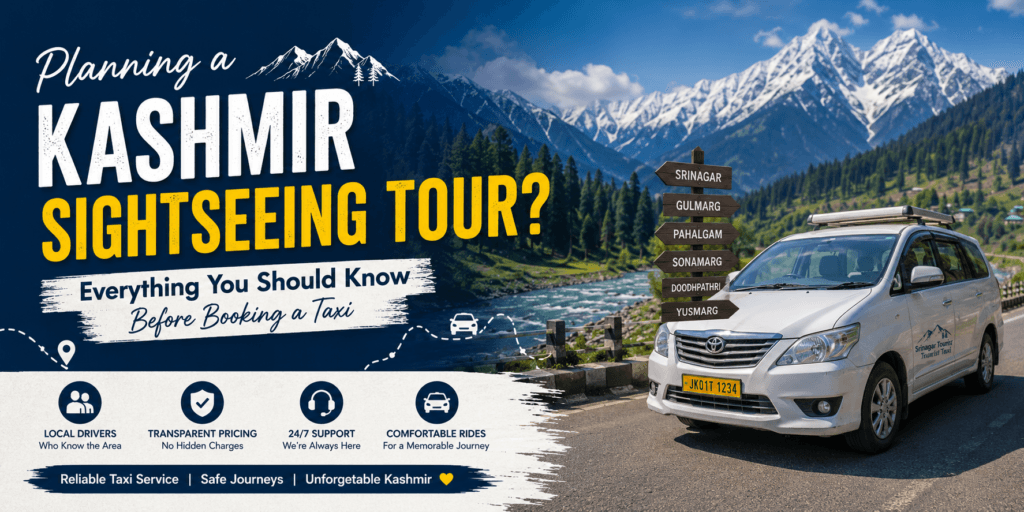 Kashmir Sightseeing Tour Taxi